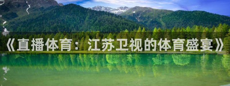 《直播体育：江苏卫视的体育盛宴》