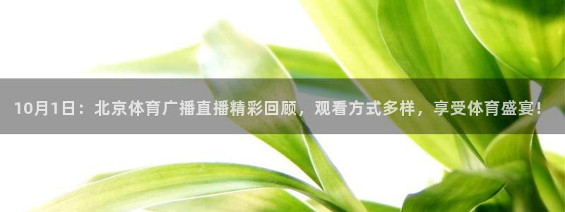 10月1日：北京体育广播直播精彩回顾，观看方式多样，享受体育盛宴！