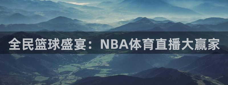 全民篮球盛宴：NBA体育直播大赢家